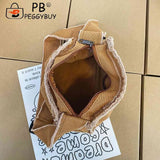 Canvas Literary Tote Bag Soft Casual Adjustable Strap Vintage Style