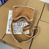 Canvas Book Bag Soft Literary Ladies Handbags Casual Adjustable Strap