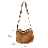Canvas Book Bag Soft Literary Ladies Handbags Casual Adjustable Strap