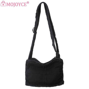 Canvas Book Bag Vintage Literary Ladies Cloth Handbags Casual Adjustable Strap