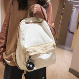 Canvas Teenage Girls Student Backpacks Women Laptop Backpack Female Travel