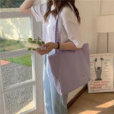 Plaid Tote Bag Women Shoulder Shopper Casual Handbags