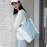 Canvas Tote Bag Shoulder Bag Large Capacity Handbag