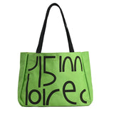 Large Canvas Tote Bag Shopper Handbag - Fold Casual Shopping Bag