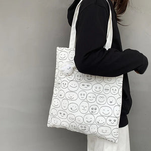 Japanese Cartoon Eco Tote Bag for Women