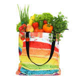 Cat Printed Canvas Tote Bag Lightweight Handbag Women Shoulder Bag