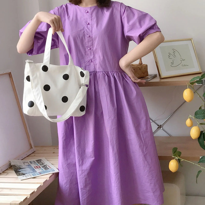 Canvas Tote Purse for Women Girls Casual Crossbody Bag