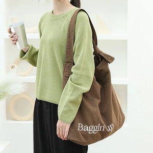 Canvas Totes Shoulder Bags for Women Large Capacity Messenger