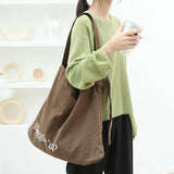 Canvas Totes Shoulder Bags for Women Large Capacity Messenger