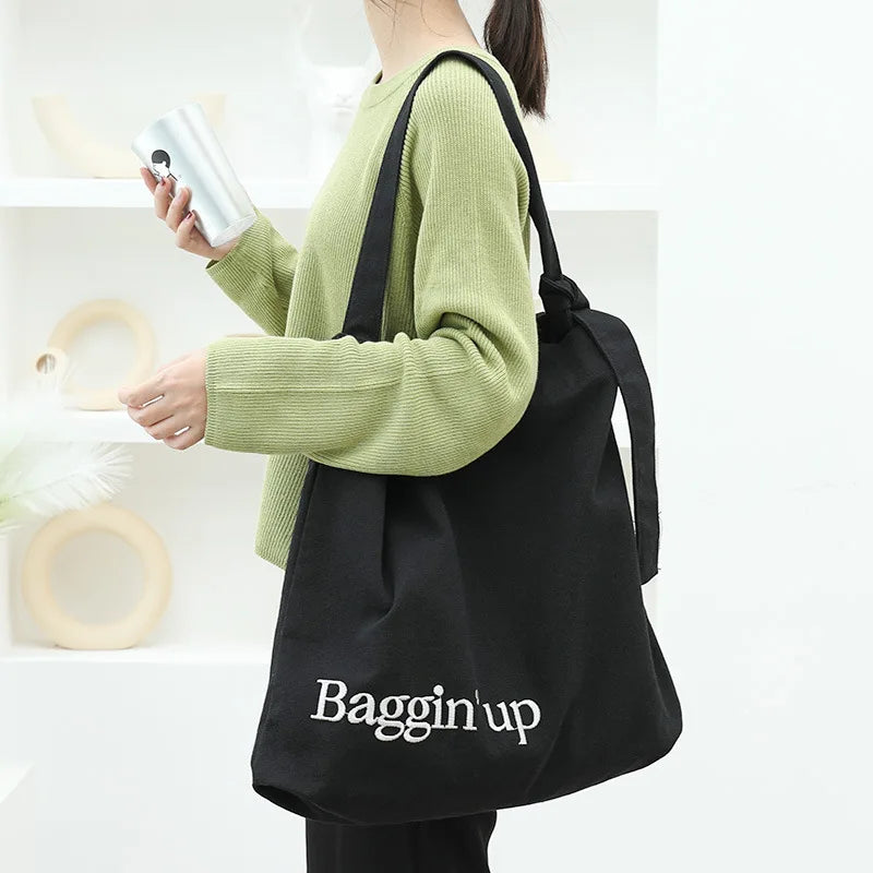 Canvas Totes Shoulder Bags for Women Large Capacity Messenger