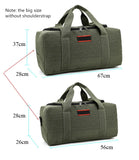 Canvas Travel Bag Weekend Bag Large Capacity Overnight Bag