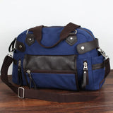 Canvas Travel Bags Hand Luggage Tote Bag With Side Pockets