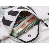 Reflective Waist Bag Fanny Pack with Earphone Hole for Travel