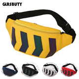 Reflective Waist Bag Fanny Pack with Earphone Hole for Travel