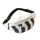 Reflective Canvas Waist Bag for Couple Outdoor Sports