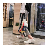 Canvas Waist Bag Men Unisex Waist Belt Bag Men Fanny Pack Casual
