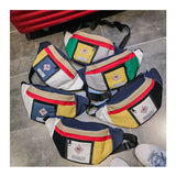 Canvas Waist Bag Men Unisex Waist Belt Bag Men Fanny Pack Casual