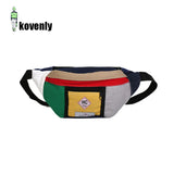 Canvas Waist Bag Men Unisex Waist Belt Bag Men Fanny Pack Casual