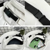 Canvas Waist Bags Fanny Packs Cross Body Belt Bag Harajuku Students Hand