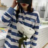 Canvas Waist Bags Fanny Packs Cross Body Belt Bag Harajuku Students Hand