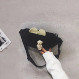 Canvas Waist Pack Women Belt Lovely Cartoon Casual Travel Female Fanny Pack