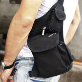 Canvas Waist Thigh Drop Leg Bag Motorcycle Hip Fanny Pack