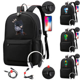 Waterproof Backpack for Teenage Boys Girls with USB Port
