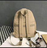 Canvas Women Backpack Anti-theft Shoulder Bag Laptop Large Capacity
