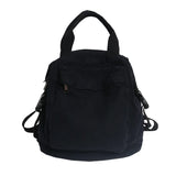 Canvas Women Backpack Fabric Laptop Rucksack Travel School Female College Bag