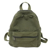 Canvas Women Backpack Small School Bag for Teenager Girls