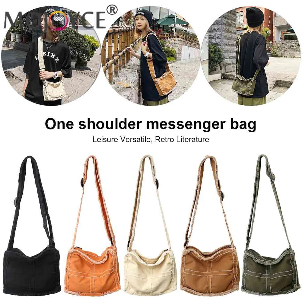 Canvas Women Handbags Soft Literary Ladies Cloth Handbags Vintage Casual