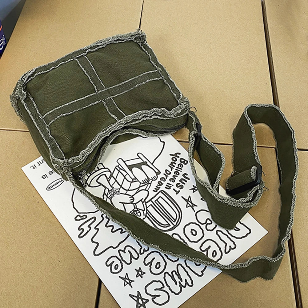 Canvas Women Handbags Vintage Literary Ladies Cloth Handbags Casual Adjustable S