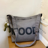 Vintage Canvas Women Messenger Bag Harajuku Large Crossbody School