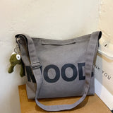 Art Vintage Canvas Messenger Bag Large Shoulder Satchel