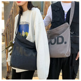 Art Vintage Canvas Messenger Bag Large Shoulder Satchel