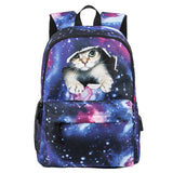 Canvas Women School Backpacks USB Charging Backpack Female School Bags