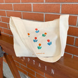Canvas Women Shoulder Bag Tote Shopper Bag Small Bookbag Japanese Handbags