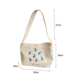 Canvas Women Shoulder Bag Tote Shopper Bag Small Bookbag Japanese Handbags