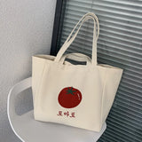 Canvas Women Shoulder Bag Japanese Female Tote Shopper Bags