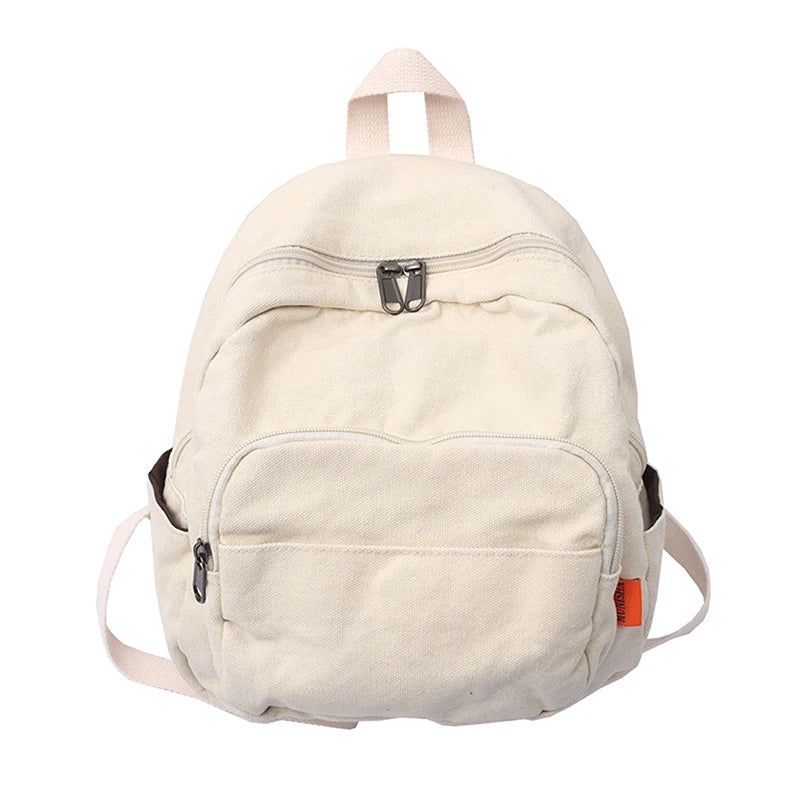 Canvas Women Small Backpack Vintage Feminina School Mini Backpack Women Bagpack