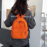 Canvas Women Small Backpack Vintage Feminina School Mini Backpack Women Bagpack