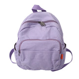 Canvas Women Small Backpack Vintage School Mini Backpack Female Bagpack