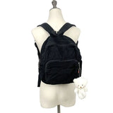 Canvas Women Small Backpack Vintage Fem...