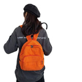Canvas Women Small Backpack Vintage Fem...