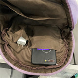 Canvas Small Backpack Vintage School Mini Backpack Women Bagpack