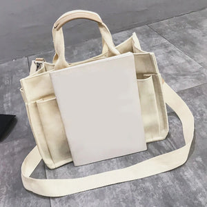 Canvas Women Tote Bag Casual Shopping Female Crossbody Schoolbags