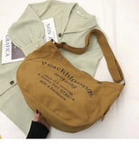 Canvas Women's Large-capacity Tote Bag Casual Travel Shoulder Bag