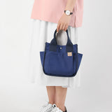 Canvas Women's Shoulder Bag Multi-pocket Casual Tote