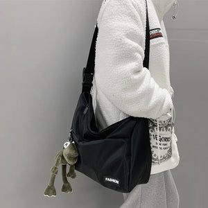 Canvas Women's Messenger Bag Japanese Cloth Single Shoulder Crossbody Bag