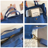 Canvas Women's Shopper Bag Tote Shoulder Bags Handbag